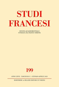 Studi Francesi 199 - Librerie.coop Studi Francesi 199 - Librerie.coop