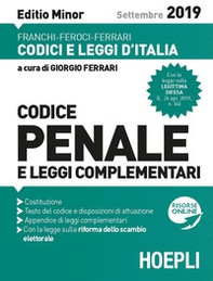 Codice penale e leggi complementari. Ediz. minore - Librerie.coop