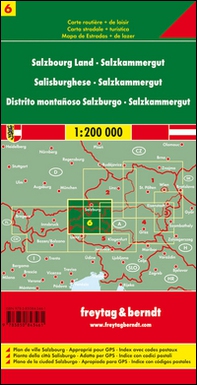 Land Salzburg Salzkammergut 1:200.000 - Librerie.coop
