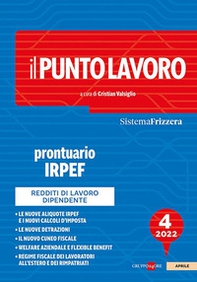 Il punto lavoro. Prontuario IRPEF 2022 - Librerie.coop