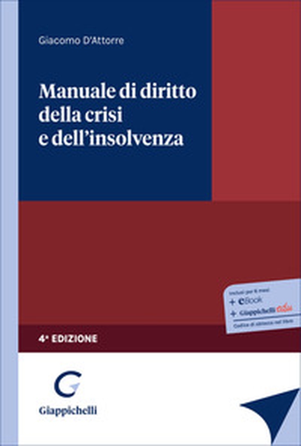 Manuale di diritto della crisi e dell'insolvenza - Librerie.coop
