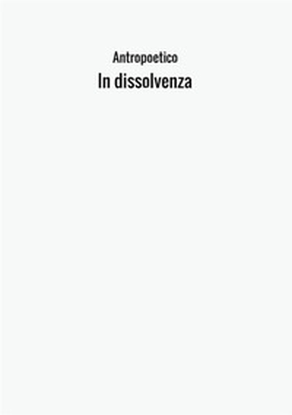 In dissolvenza - Librerie.coop