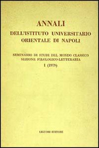 Annali dell'Istituto universitario orientale di Napoli - Librerie.coop