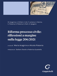 Riforma processo civile: riflessioni a margine sulla legge 206/2021 - e-Book - Librerie.coop