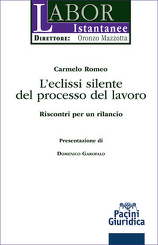 L'eclissi silente del processo del lavoro. Riscontri per un rilancio - Librerie.coop