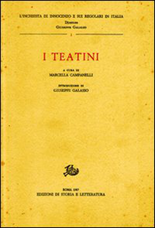 I teatini - Librerie.coop I teatini - Librerie.coop