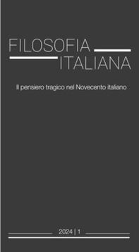 Filosofia italiana - Vol. 1 - Librerie.coop