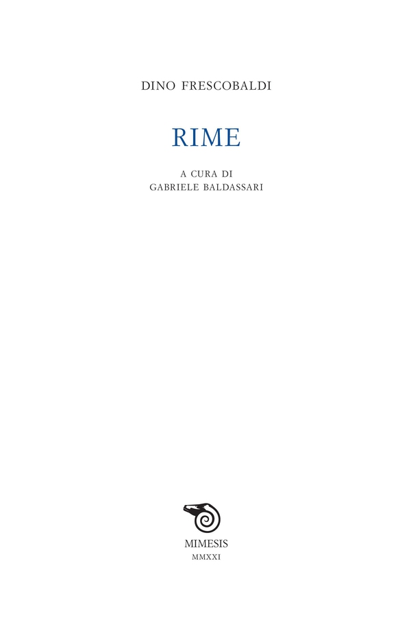 Rime - Librerie.coop Rime - Librerie.coop