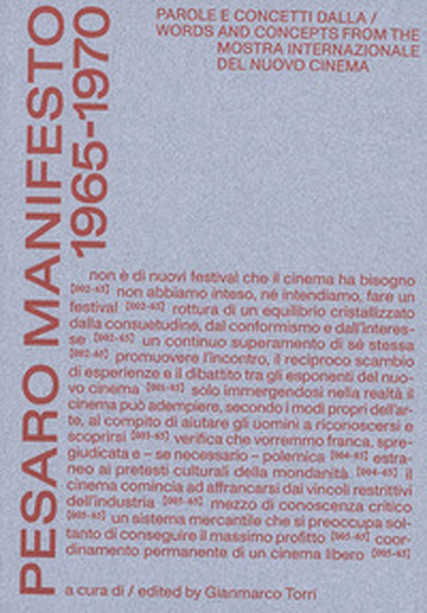 Pesaro Manifesto 1965-1970. Ediz. italiana e inglese - Librerie.coop