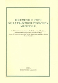 Documenti e studi sulla tradizione filosofica medievale - Vol. 28 - Librerie.coop