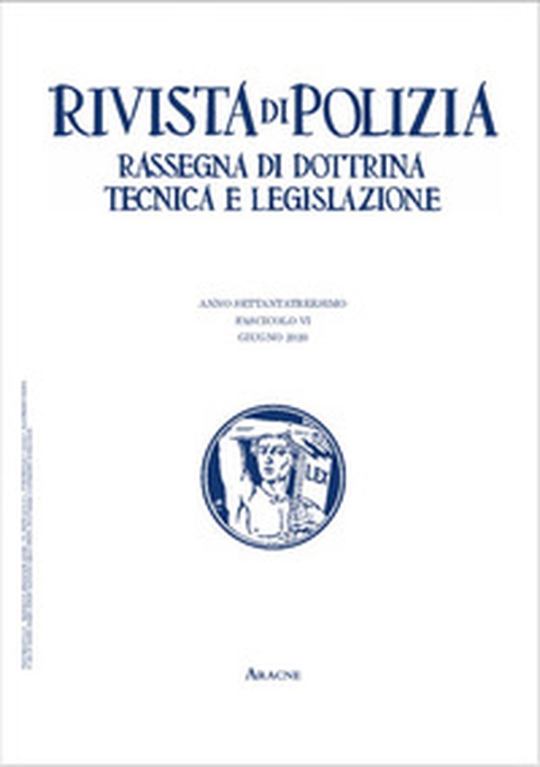 Rivista di polizia. Rassegna di dottrina tecnica e legislazione - Librerie.coop Rivista di polizia. Rassegna di dottrina tecnica e legislazione - Librerie.coop