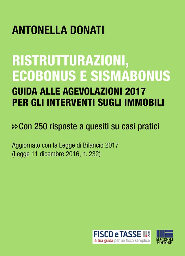 Ristrutturazioni, ecobonus e sismabonus - Librerie.coop