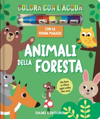 Animali foresta. Colora con l'acqua - Librerie.coop