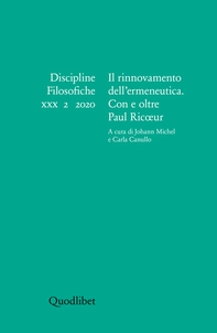 Il rinnovamento dell'ermeneutica. Con e oltre Paul Ricoeur - Librerie.coop