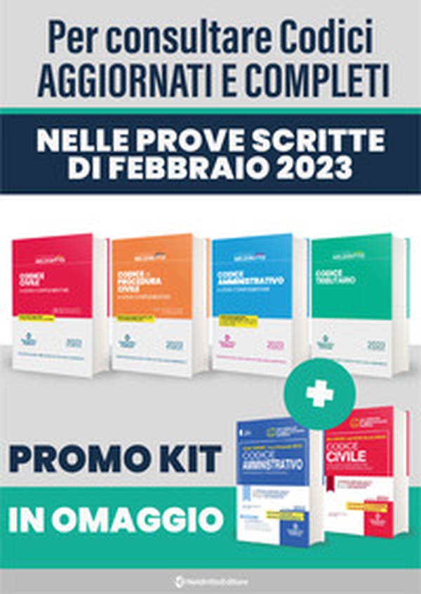 Speciale kit TAR 2023: Codice civile plus-Codice procedura civile plus-Codice amministrativo plus-Codice tributario plus -Codice civile-Codice amministrativo - Librerie.coop Speciale kit TAR 2023: Codice civile plus-Codice procedura civile plus-Codice amministrativo plus-Codice tributario plus -Codice civile-Codice amministrativo - Librerie.coop