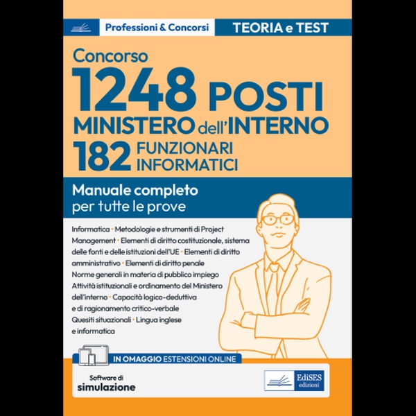 [EBOOK] Concorso 182 Funzionari informatici Ministero dell'Interno - Librerie.coop