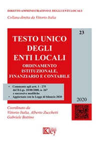 Testo unico degli enti locali. Ordinamento istituzionale, finanziario e contabile - Librerie.coop