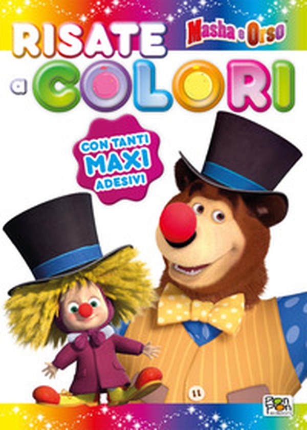 Risate a colori! Masha e Orso. Sticker & color. Con adesivi - Librerie.coop Risate a colori! Masha e Orso. Sticker & color. Con adesivi - Librerie.coop