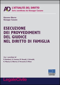 Esecuzione dei provvedimenti del giudice nel diritto di famiglia - Librerie.coop