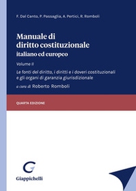 Manuale di diritto costituzionale italiano ed europeo - Librerie.coop Manuale di diritto costituzionale italiano ed europeo - Librerie.coop