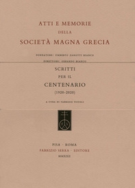 Scritti per il Centenario della Società Magna Grecia (1920-2020) - Librerie.coop