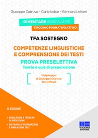 TFA sostegno. Competenze linguistiche e comprensione dei testi. Prova preselettiva. Teoria e quiz di preparazione - Librerie.coop TFA sostegno. Competenze linguistiche e comprensione dei testi. Prova preselettiva. Teoria e quiz di preparazione - Librerie.coop