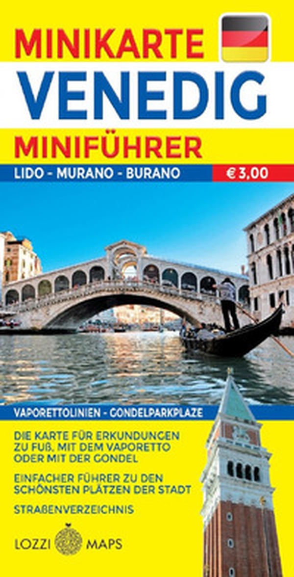Venezia. Miniguida e minimappa. Ediz. tedesca - Librerie.coop Venezia. Miniguida e minimappa. Ediz. tedesca - Librerie.coop