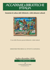 Accademie & biblioteche d'Italia - Vol. 3-4 - Librerie.coop Accademie & biblioteche d'Italia - Vol. 3-4 - Librerie.coop