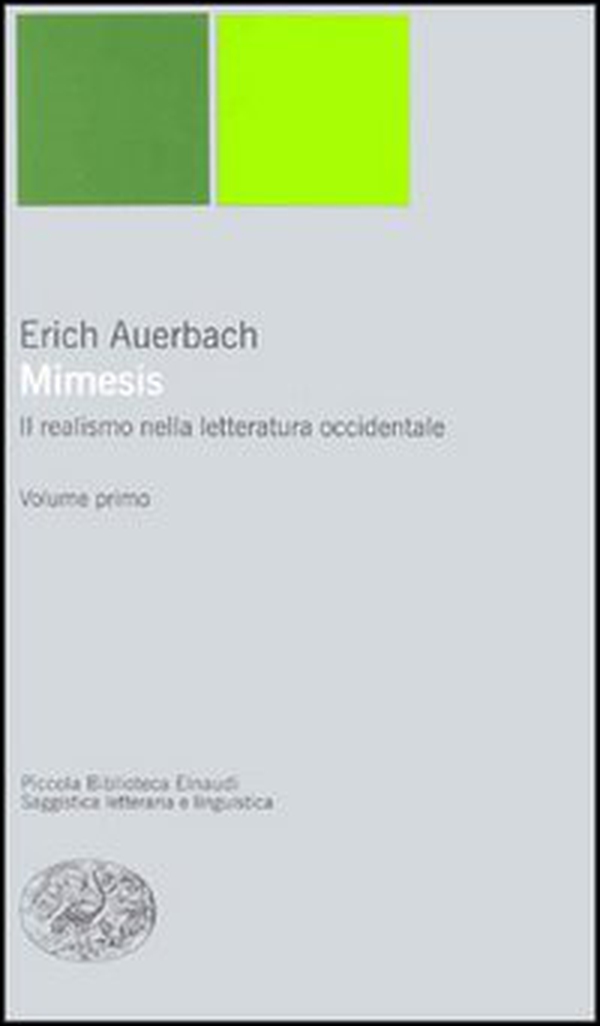Mimesis. Il realismo nella letteratura occidentale - Librerie.coop Mimesis. Il realismo nella letteratura occidentale - Librerie.coop