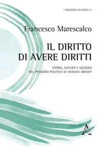 Il diritto di avere diritti. Storia, natura e giudizio nel pensiero politico di Hannah Arendt - Librerie.coop
