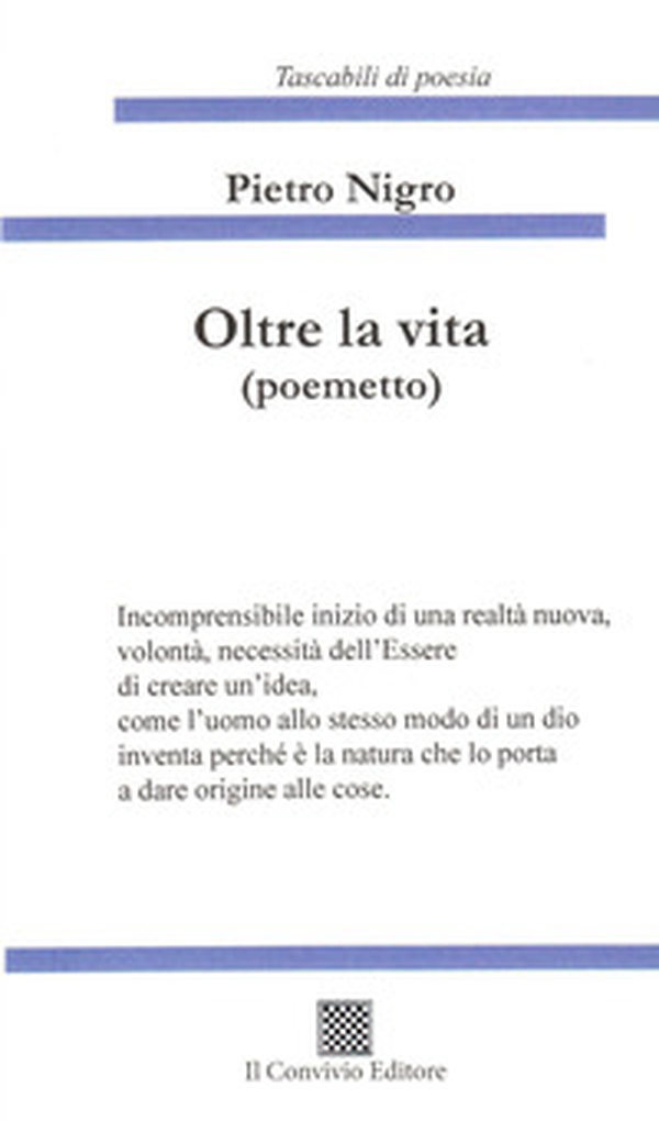 Oltre la vita (poemetto) - Librerie.coop Oltre la vita (poemetto) - Librerie.coop