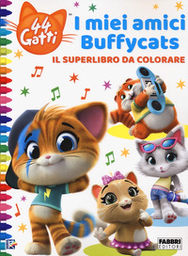 44 gatti. I miei amici Buffycats. Il superlibro da colorare - Librerie.coop 44 gatti. I miei amici Buffycats. Il superlibro da colorare - Librerie.coop