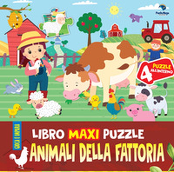 Animali della fattoria. Libro maxi puzzle - Librerie.coop