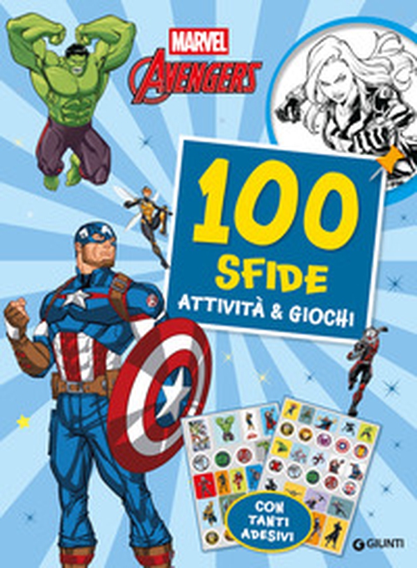 Avengers. 100 sfide. Attività e giochi. Con adesivi - Librerie.coop Avengers. 100 sfide. Attività e giochi. Con adesivi - Librerie.coop
