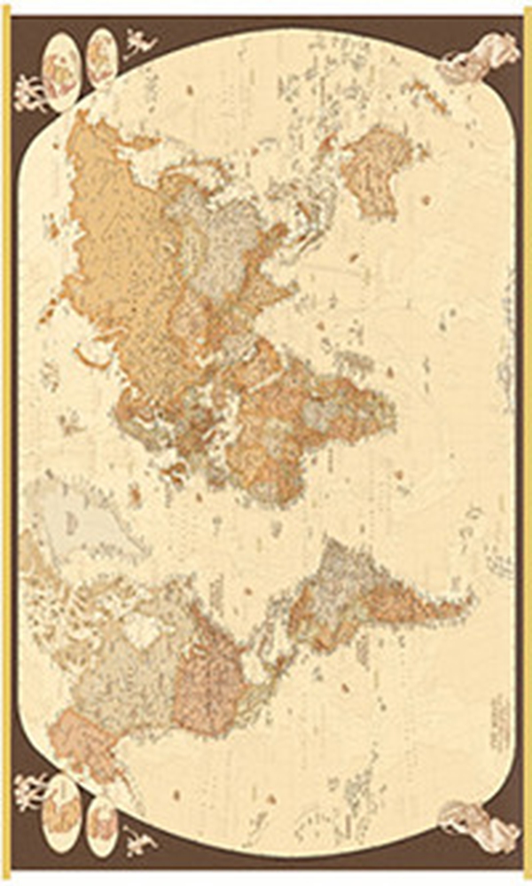Mondo anticato 140x90. Carta geografica amministrativa, geografia contemporanea (carta murale plastificata) - Librerie.coop Mondo anticato 140x90. Carta geografica amministrativa, geografia contemporanea (carta murale plastificata) - Librerie.coop