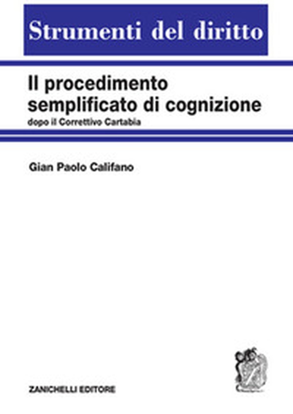 Il procedimento semplificato di cognizione dopo il Correttivo Cartabia - Librerie.coop