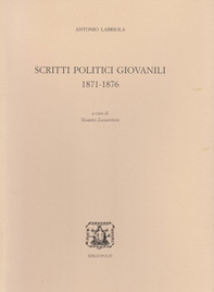 Scritti politici giovanili (1871-1876) - Librerie.coop