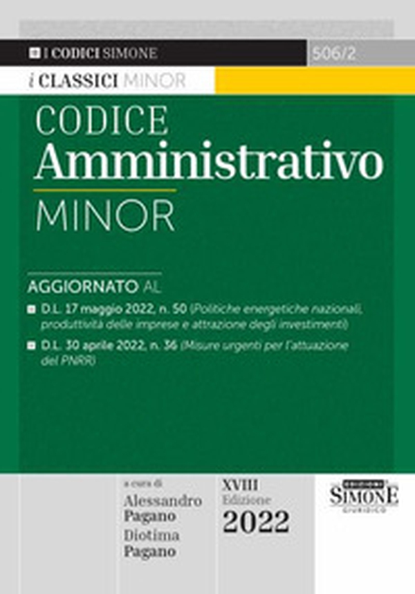Codice amministrativo minor - Librerie.coop Codice amministrativo minor - Librerie.coop