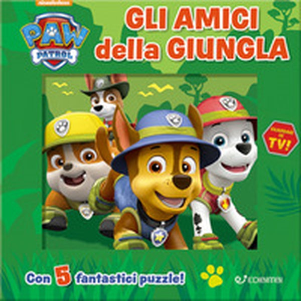 Gli amici della giungla. Paw Patrol. Libro puzzle - Librerie.coop Gli amici della giungla. Paw Patrol. Libro puzzle - Librerie.coop