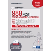 Concorso Agenzia Dogane e Monopoli 2022 - Prova scritta e orale: 150 Funzionari amministrativi (ADM/FAMM) - 260 Assistenti amministrativi (ADM/AMM) - 120 Ragionieri (ADM/RAG) - Librerie.coop
