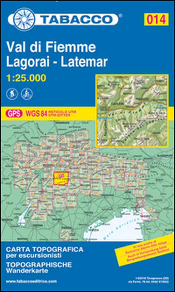 Val di Fiemme. Lagorai. Latemar 1:25.000 - Librerie.coop Val di Fiemme. Lagorai. Latemar 1:25.000 - Librerie.coop