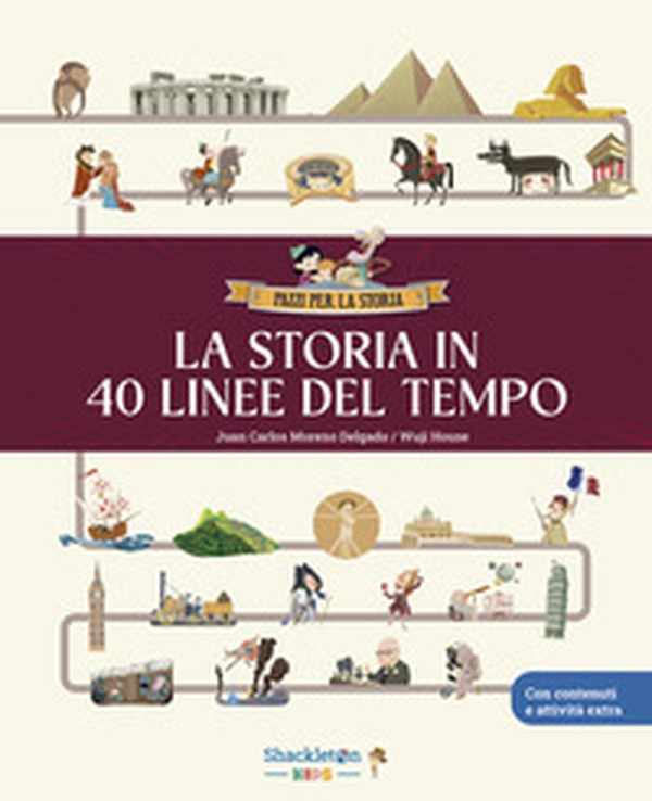 La storia in 40 linee del tempo... Libro per bambini per imparare tutta la storia, la preistoria, l'antico Egitto, Grecia e Roma, il Medioevo, il Rinascimento... e molto altro ancora! - Librerie.coop La storia in 40 linee del tempo... Libro per bambini per imparare tutta la storia, la preistoria, l'antico Egitto, Grecia e Roma, il Medioevo, il Rinascimento... e molto altro ancora! - Librerie.coop