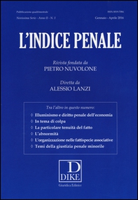 L'indice penale - Vol. 1 - Librerie.coop