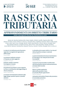 Rassegna Tributaria 3/2023 - Librerie.coop