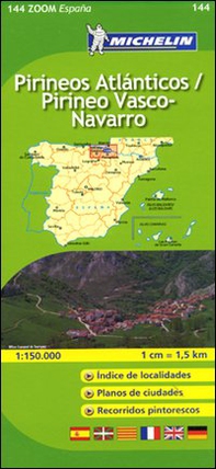 Pireneos Atlánticos. Pireneos Vasco-Navarro 1:150.000 - Librerie.coop