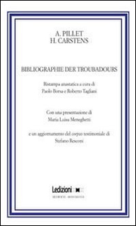 Bibliographie der troubadours - Librerie.coop