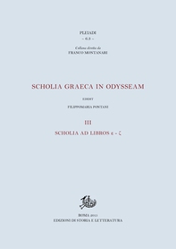 Scholia graeca in Odysseam. III. Scholia ad libros ε-ζ - Librerie.coop