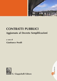 Contratti pubblici. Aggiornato al Decreto Semplificazioni - Librerie.coop Contratti pubblici. Aggiornato al Decreto Semplificazioni - Librerie.coop