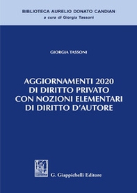 Aggiornamenti 2020 di diritto privato con nozioni elementari di diritto d'autore - Librerie.coop