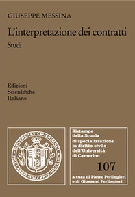 L'interpretazione dei contratti. Studi - Librerie.coop